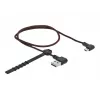 Cable USB DeLOCK EASY-USB 2.0 Type-A a Micro-B conector macho 0,5 m negro
