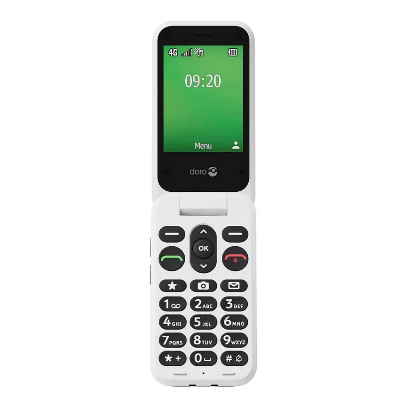 Feature-Phone Doro Leva E22 teléfono plegable, pantalla de 2,8