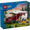 Juguete de construcción LEGO City Autocaravana de aventura 60454, 385 piezas, altura 80 mm, para niños a partir de 6 años