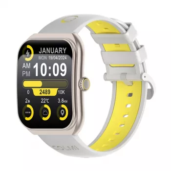 Smartwatch Colmi P86 oro con Bluetooth y medidor de frecuencia cardíaca