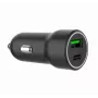 Adaptador de coche Gembird - USB Type-A y C PD - 20W