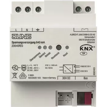 Fuente de alimentación jung 20640REG KNX 640 mA