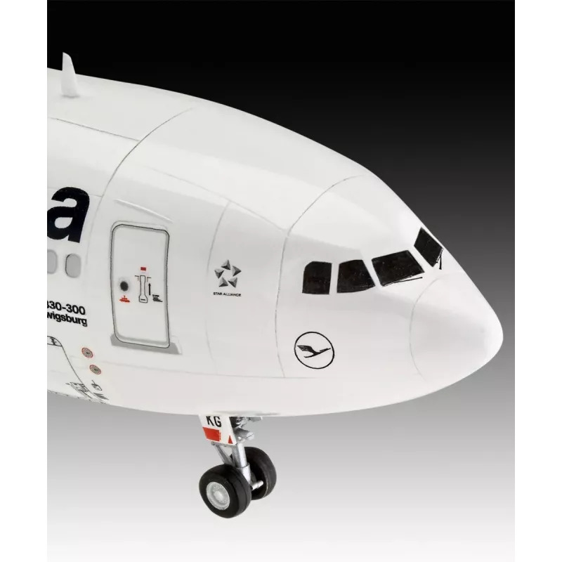 Maqueta de plástico avión REVELL Airbus A330-300 Lufthansa escala 1:144