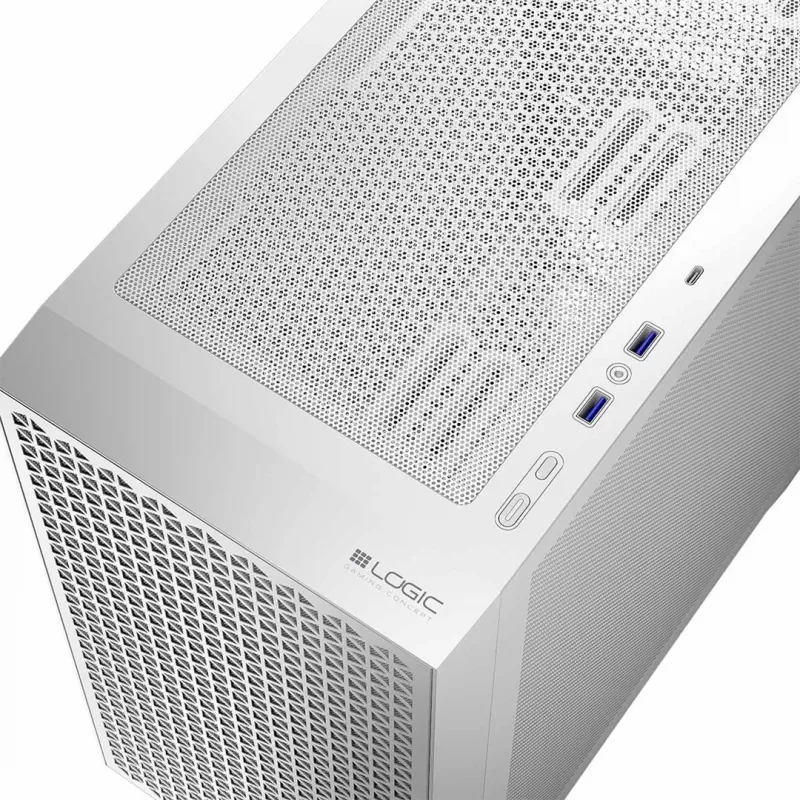 Logic DART PRO MINI USB-C caja de PC blanca