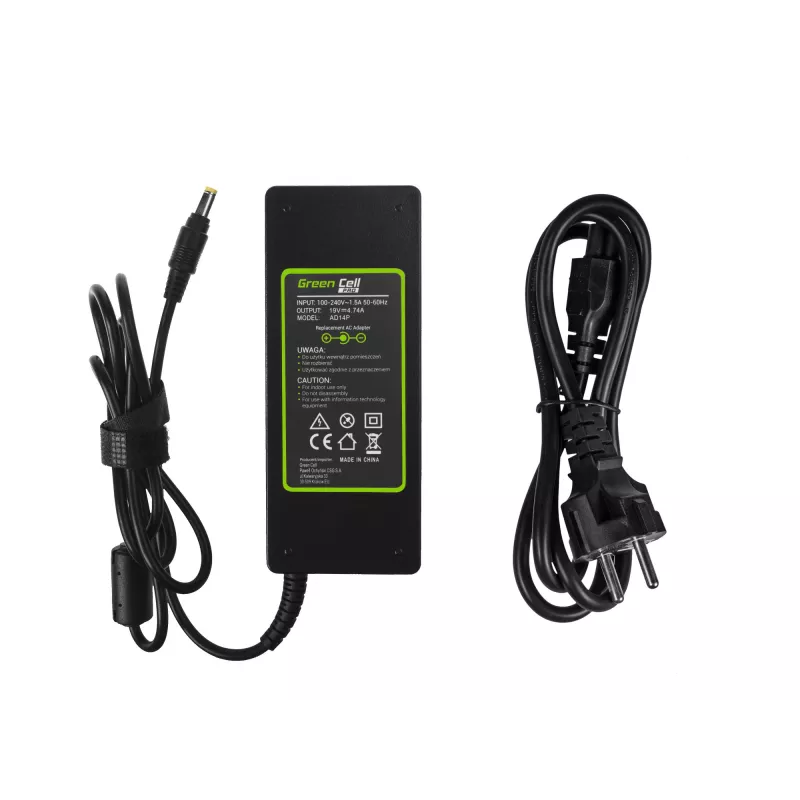 Fuente de alimentación/adaptador Green Cell AD14P para interiores 90 W negro