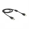 Cable USB DeLOCK 83566 USB 2.0 1 m USB A USB B negro