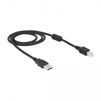 Cable USB DeLOCK 83566 USB 2.0 1 m USB A USB B negro