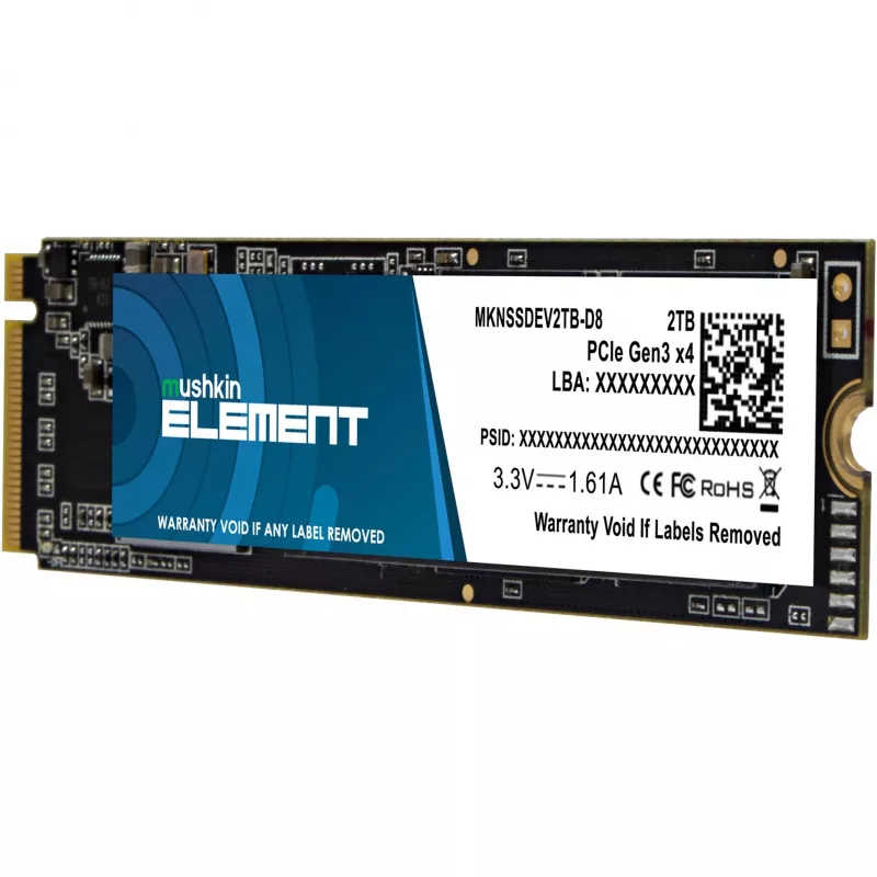 Mushkin ELEMENT - SSD - 2 TB - Interno - M.2 2280 - PCIe 3.0 x4 (NVMe)