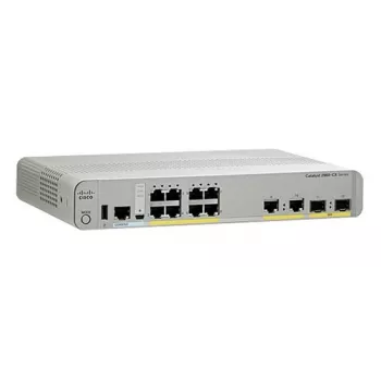 Cisco - Catalyst 2960CX-8TC-L - switch - gestionado - 8 x 10/100/1000 + 2 x SFP + 2 x 10/100/1000 (uplink) sobremesa montaje en rack