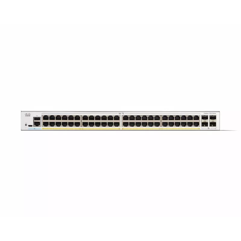 Switch gestionado Cisco Catalyst 1200-48P-4X 48 puertos GE PoE 4x10GE SFP+