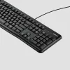 Logitech Desktop MK120 combo, negro, con cable, distribución suiza, 920-002504