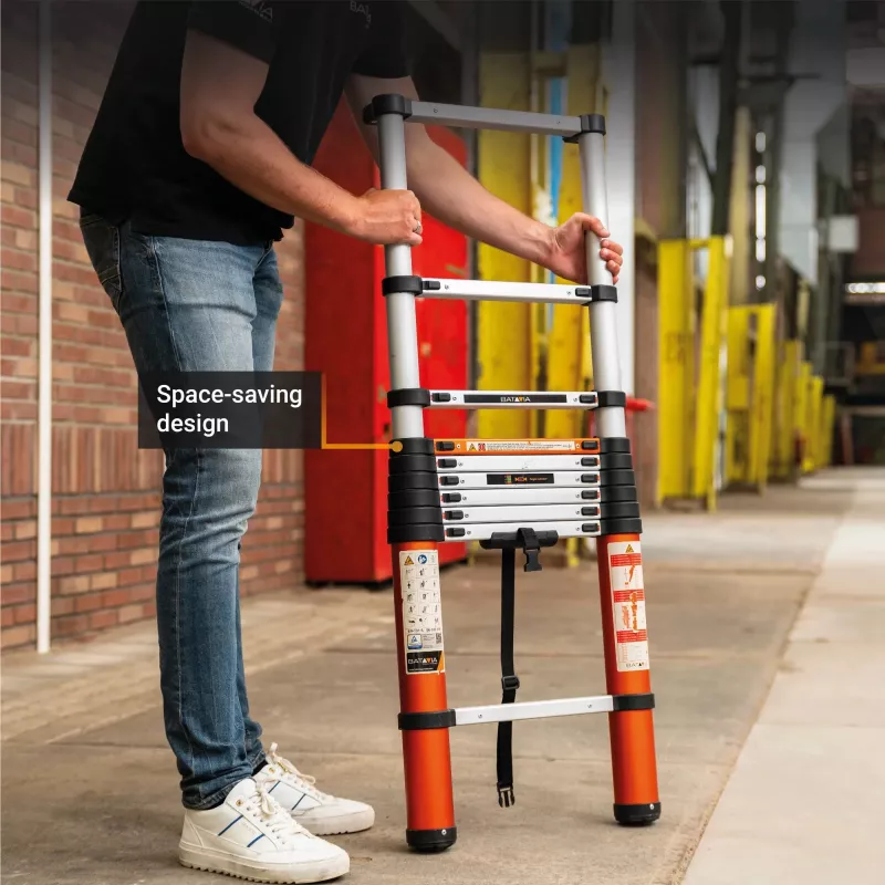 Escalera telescópica Batavia B.V. Giraffe AIR 2,93 m — escalera extensible compacta