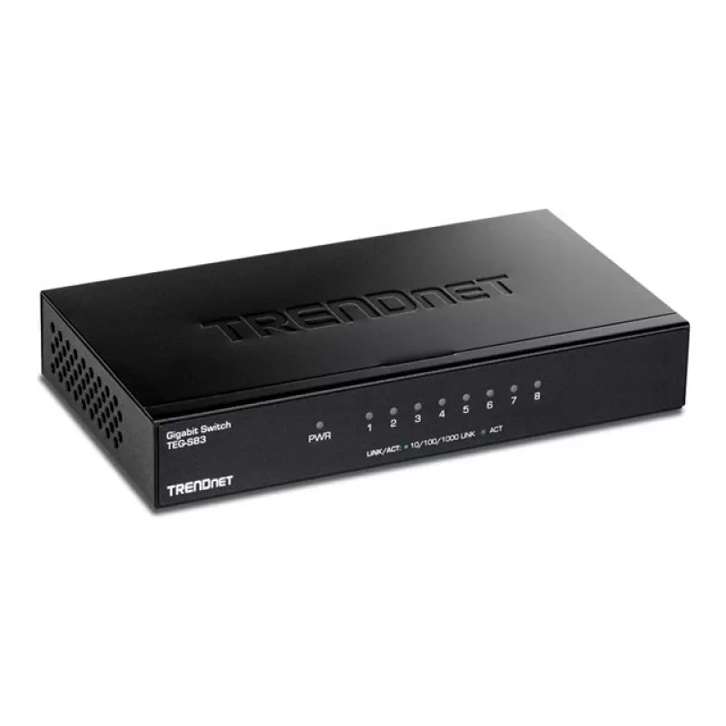 TRENDNET switch Gigabit de 8 puertos con carcasa metálica