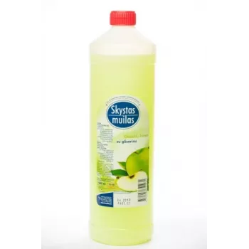 Jabón líquido Nenurodyta P03-01-2-00 con glicerina, aroma a manzana, botella de 1 L
