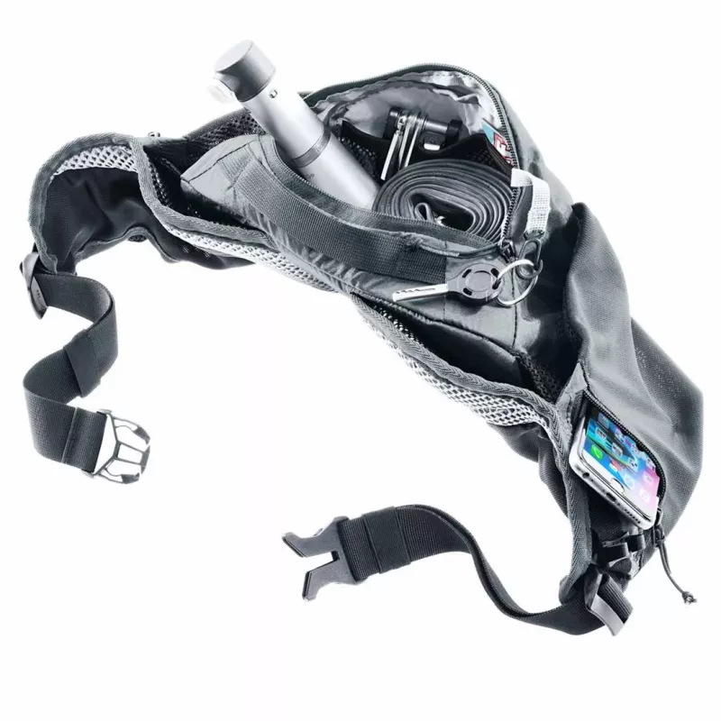 Riñonera DEUTER Pulse 3 compatible con riñones, cinturón ajustable, 3 L, grafito, 330 g