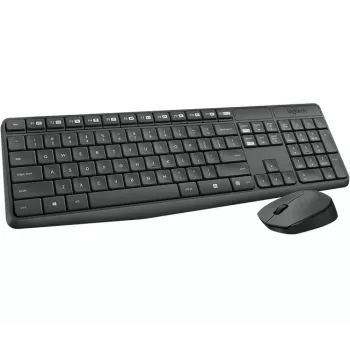 Logitech MK235 Conjunto inalámbrico de teclado y ratón Tamaño completo Gris