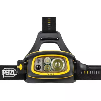 Linterna frontal Petzl Duo S negro amarillo
