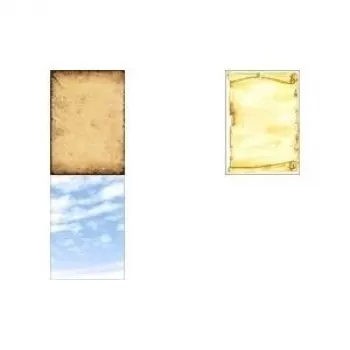 Hojas de papel artístico Sigel DP565 100 hojas azul 90 g/m²