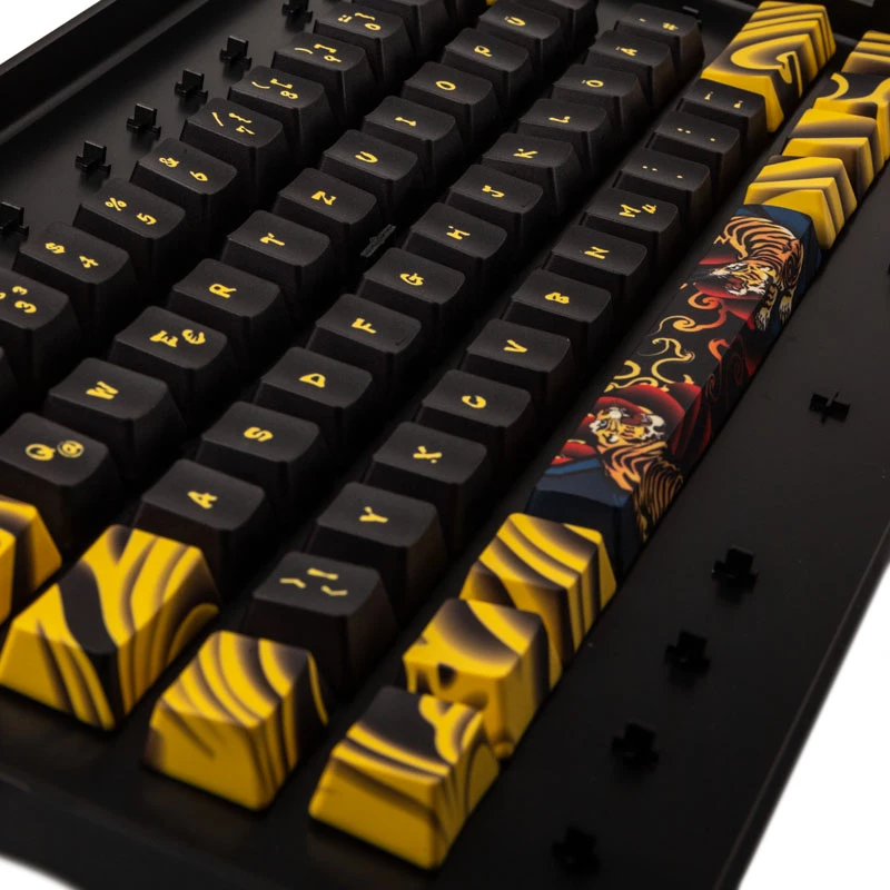 Set de teclas Triton TIGER SKETCH Limited — material PBT, layout alemán (DE)