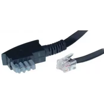 Cable de teléfono ShiverPeaks BS70166 6 m negro