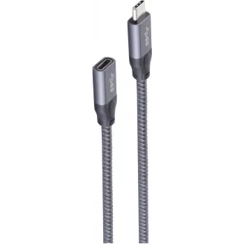 Cable USB shiverpeaks Basic-S 1,5 m USB 3.2 Gen 2 (3.1 Gen 2) USB C gris (BS13-46150)