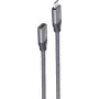 Cable USB shiverpeaks Basic-S 1,5 m USB 3.2 Gen 2 (3.1 Gen 2) USB C gris (BS13-46150)