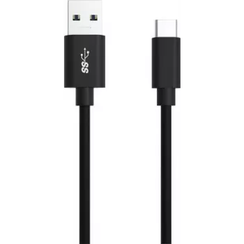 Cable USB Ansmann 1700-0080 0,12 m 2.0 USB A USB C negro (1700-0080)