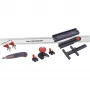 Set de reglas de precisión Einhell-KWB LINE MASTER con guía de 800 mm, 10 piezas