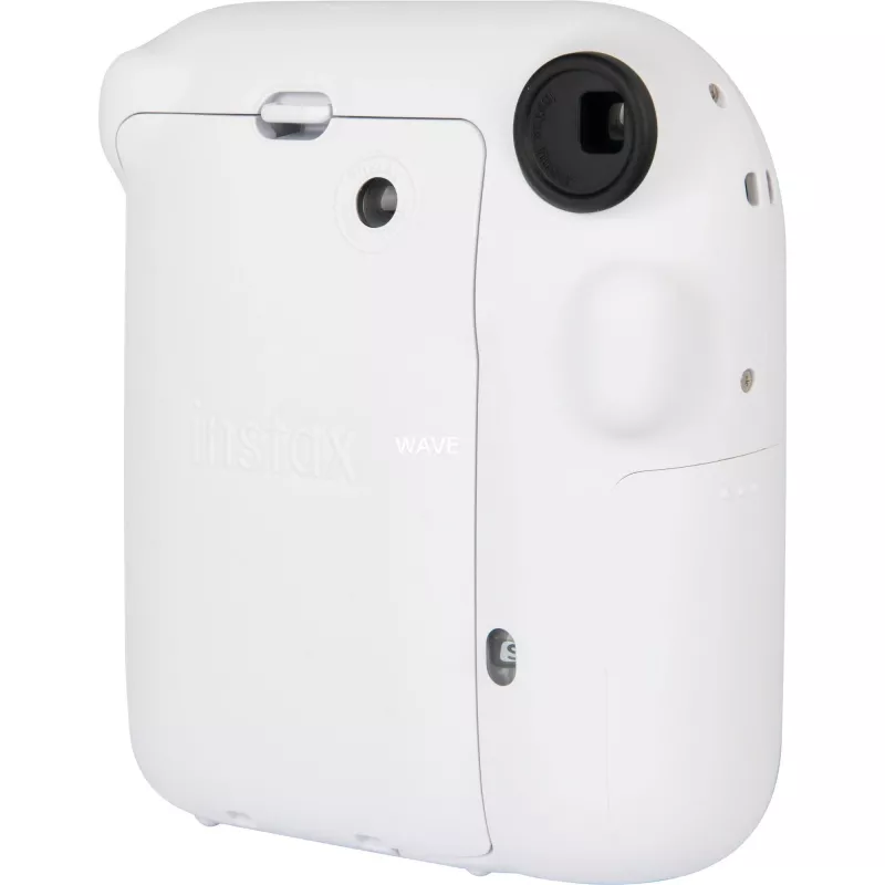 Cámara instantánea Fujifilm Instax Mini 12 Blanca — impresiones 86×54 mm, distancia focal 60 mm, pila AA