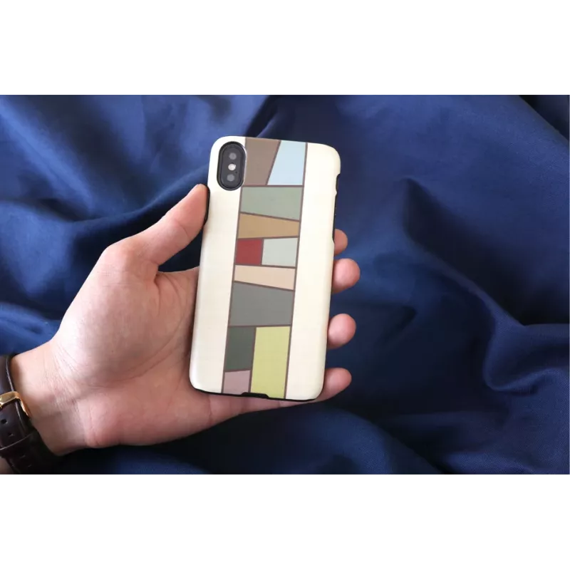 Funda para smartphone man and wood para iPhone X/XS — blanco