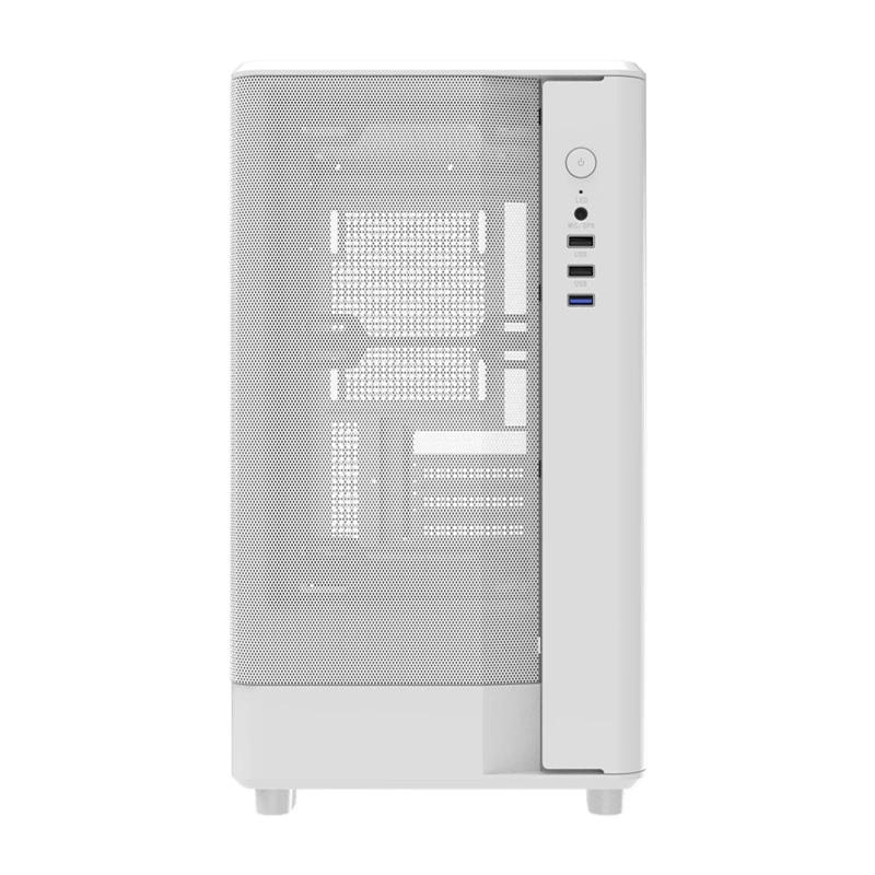 Caja de ordenador Darkflash DB330M Mesh ATX blanca