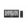 Estación meteorológica BLAUPUNKT WS20BK — pantalla de temperatura y humedad interior/exterior, negro, 1 sensor, LCD, a pilas