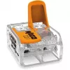 WAGO 221-612 - recto - 450 V - Naranja - Transparente - EN 60664