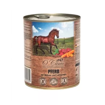 O'CANIS comida en lata para perros - comida húmeda - carne de caballo con patatas - 800 g