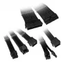 Kolink Core Adept set de extensión de cables con funda - negro