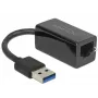 Base de conexión para portátil DeLOCK 65903 USB Type-A, negra