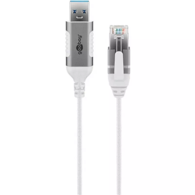 Cable Ethernet Goobay USB-A 3.0 a RJ45 fino 1 m – conecta router, módem o (74377)