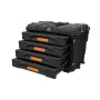 Caja de herramientas KETER DIY ROC Pro Gear 4 Drawers Unit XL con 4 cajones, tecnopolímero, 25 L
