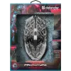 Defender PROTOTYPE GM-670L ratón gaming, óptico, 2400 DPI, con cable USB, ambidiestro, iluminado, negro