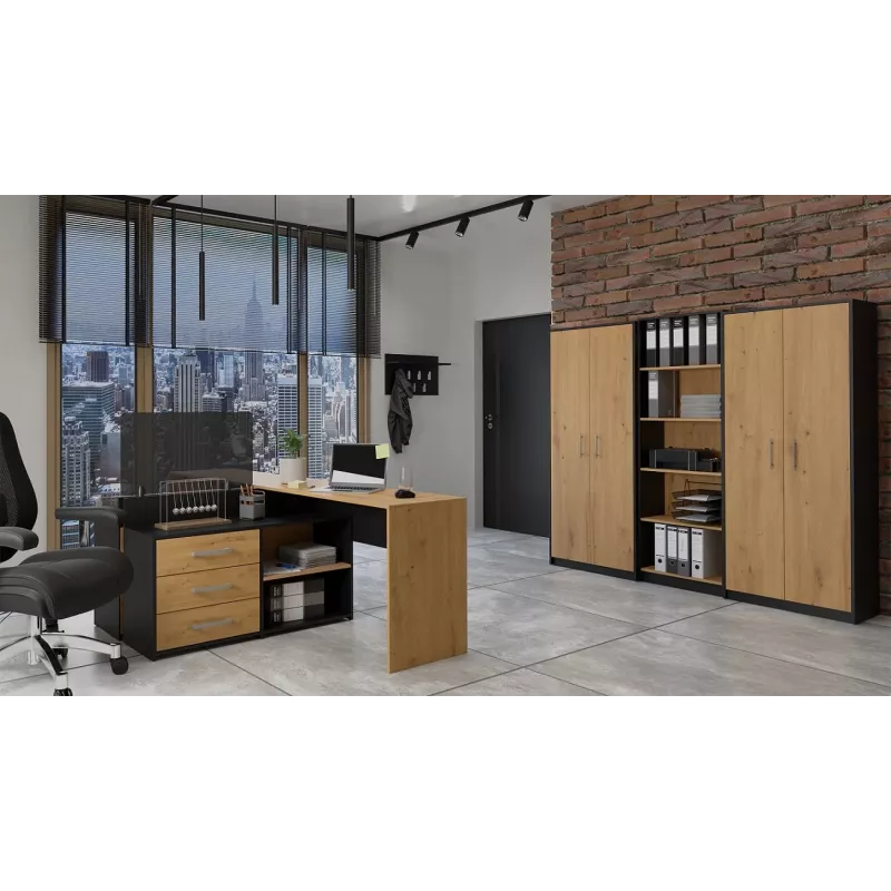 Estantería Topeshop OLIV 2D ANT/ART KPL