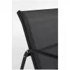 Conjunto de muebles de jardín Extralink BLACK FOREST TEXTILENO DOS SILLAS + TUMBONA + MESA PLEGABLE NEGRO L-0358 Conjunto de muebles de exterior