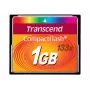 Transcend - Tarjeta de memoria flash - 1GB - 133x - CompactFlash (TS1GCF133)