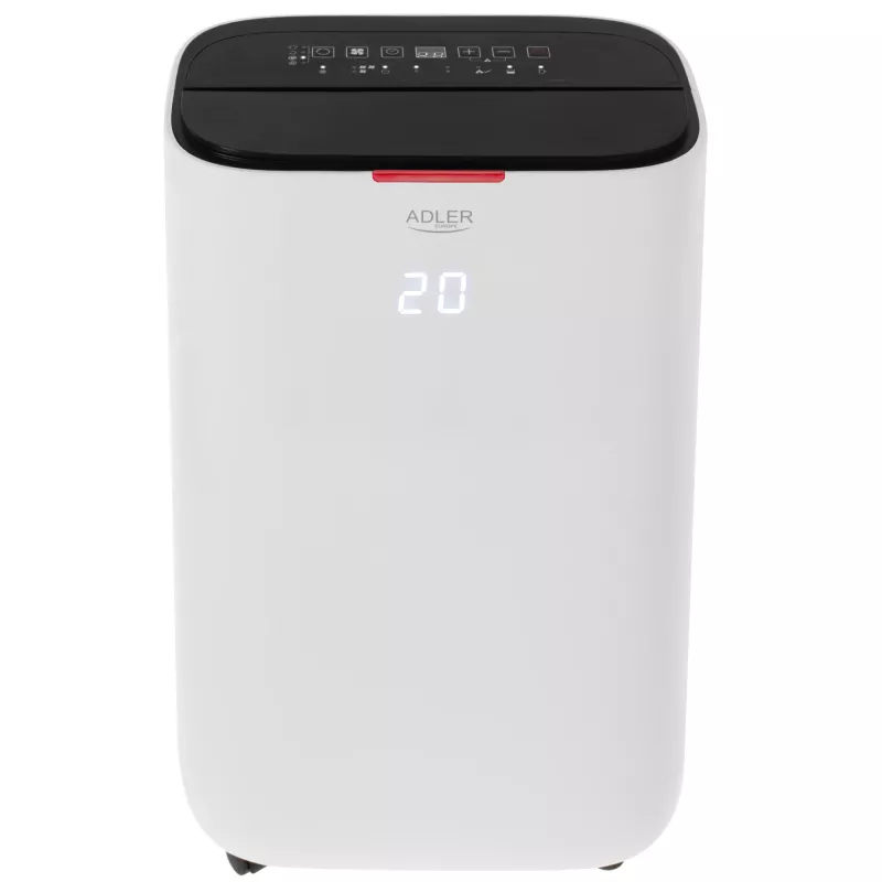 Deshumidificador y purificador de aire 2 en 1 Adler | AD 7863 | Potencia 420 W | Apto para estancias de hasta 140 m³ | Capacidad del depósito de agua 6,5 L | Blanco