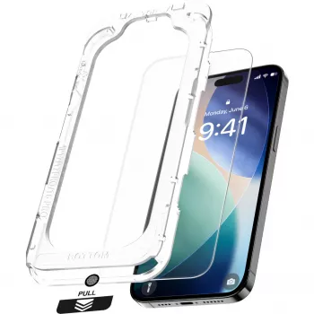 NEVOGLASS, protector de pantalla transparente, iPhone 17 Air, con Easy App