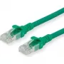ROLINE - Cable de parcheo - RJ-45 (M) a RJ-45 (M) - 30 cm - SFTP, PiMF - CAT 6 - libre de halógenos, moldeado, conductor flexible - verde (21.15.2954)