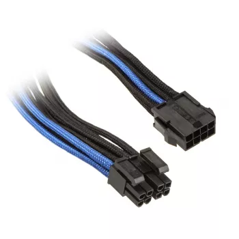 Cable Silverstone EPS 8 pines a EPS/ATX 4+4 pines, 300 mm - negro/ (SST-PP07-EPS8BA)