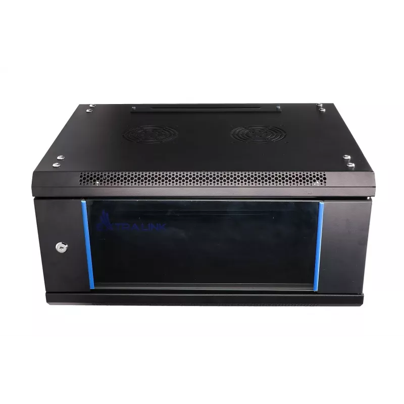 Rack de pared Extralink 4U 600x450 Negro