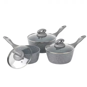 Set de ollas Salter BW02986G1EU7 — 3 ollas de 16 cm, 18 cm, 20 cm