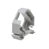 Logilink | adaptador para carril DIN para 1 módulo keystone RJ45 | MP0053