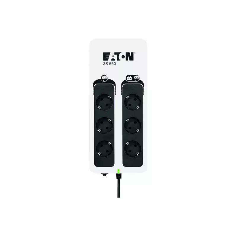 Eaton 3S 550 DIN 0,55 kVA 330 W 6 tomas de corriente AC
